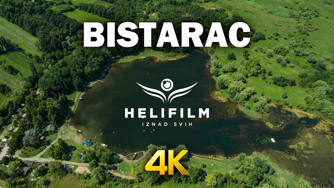 4K Jezero Bistarac kod Lukavca - Tuzla -  Ljepote BiH iz zraka - Helifilm