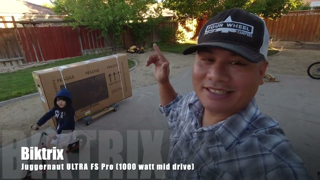 UNBOXING : Biktrix Juggernaut Ultra FS pro - $4,000 prototype ebike