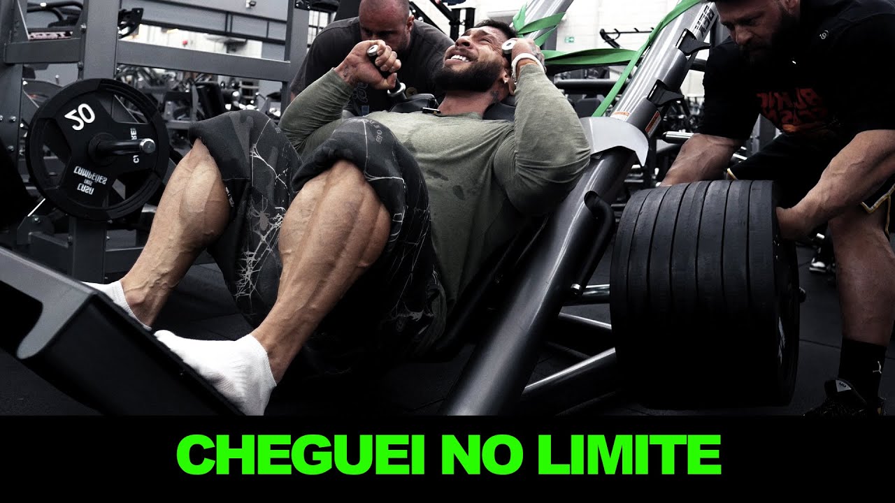 CHEGUEI NO LIMITE! Treino de pernas brutal MR. OLYMPIA 2025 - Com Menegate