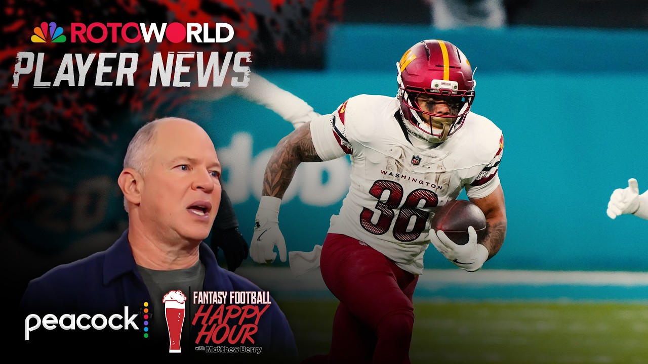 Jags adding Chris Rodriguez good news for Bhayshul Tuten | Fantasy Football Happy Hour | NFL on NBC