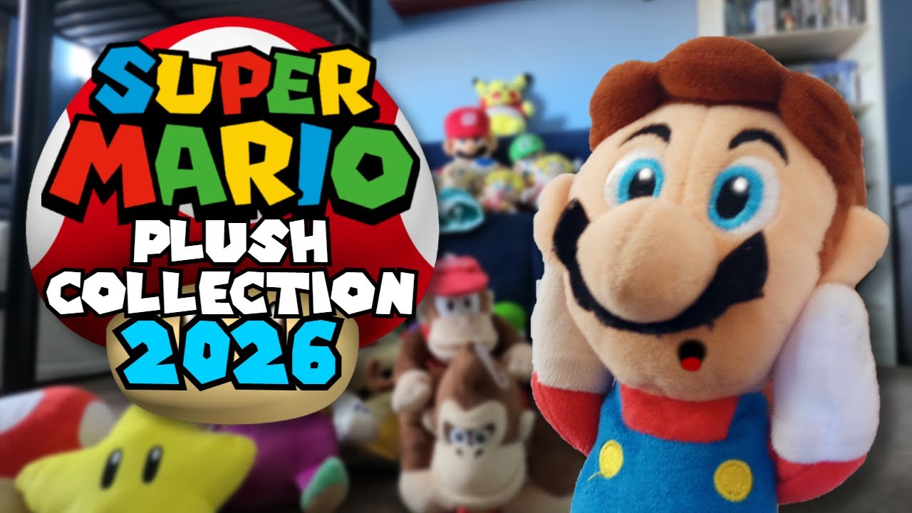 Масштабная коллекция плюшевых игрушек Super Mario 2026 года