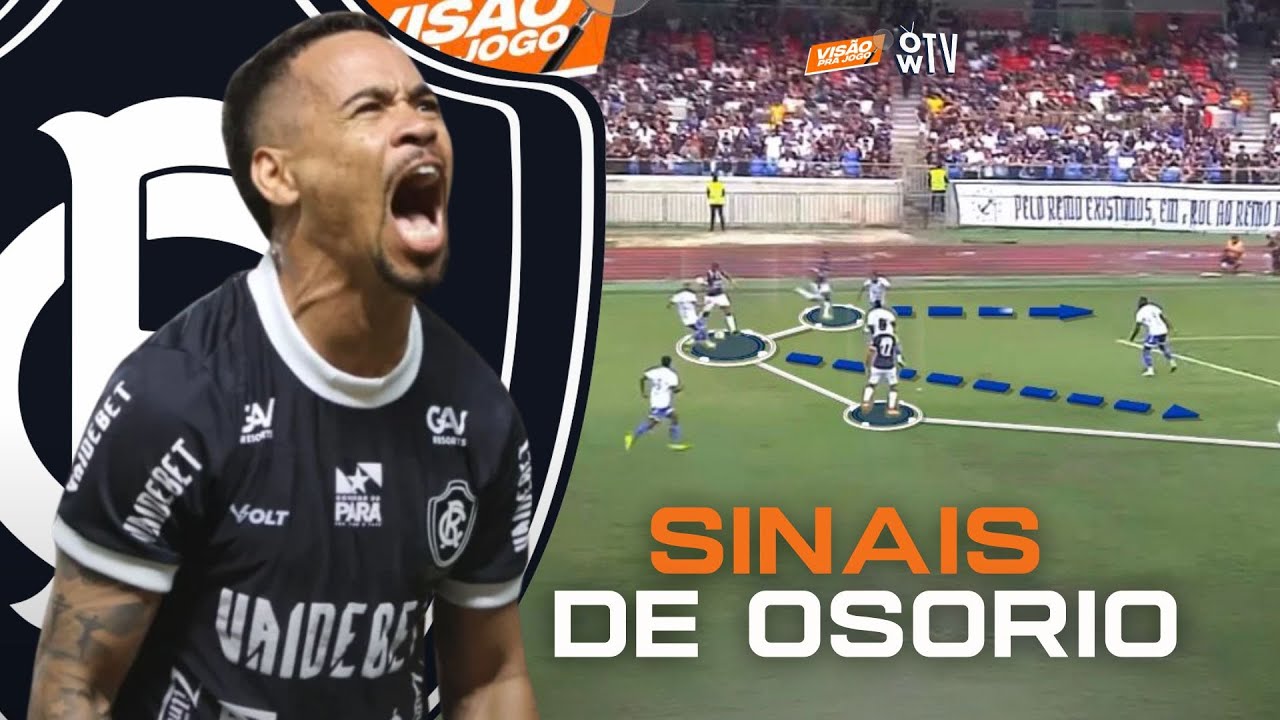DESCUBRA O QUE JÁ DEU PARA PERCEBER DO TRABALHO DE OSORIO NA VITÓRIA DO REMO!