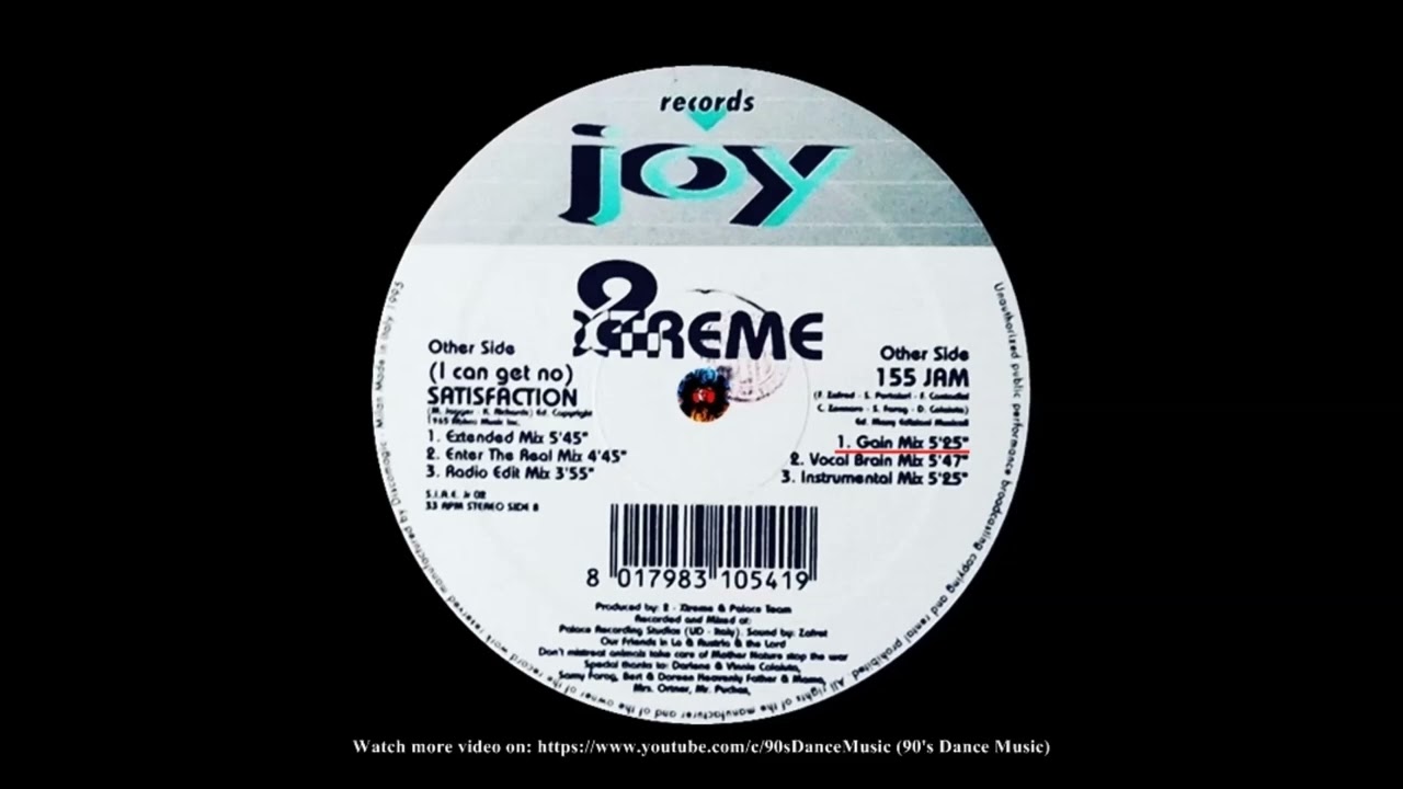 2-Xtreme - 155 Jam (Gain Mix) (90's Dance Music) ✅