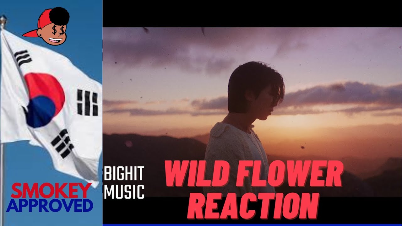American Rapper First Time  Hearing - RM 'Wild Flower (with youjeen)' Official MV  [Reaction]