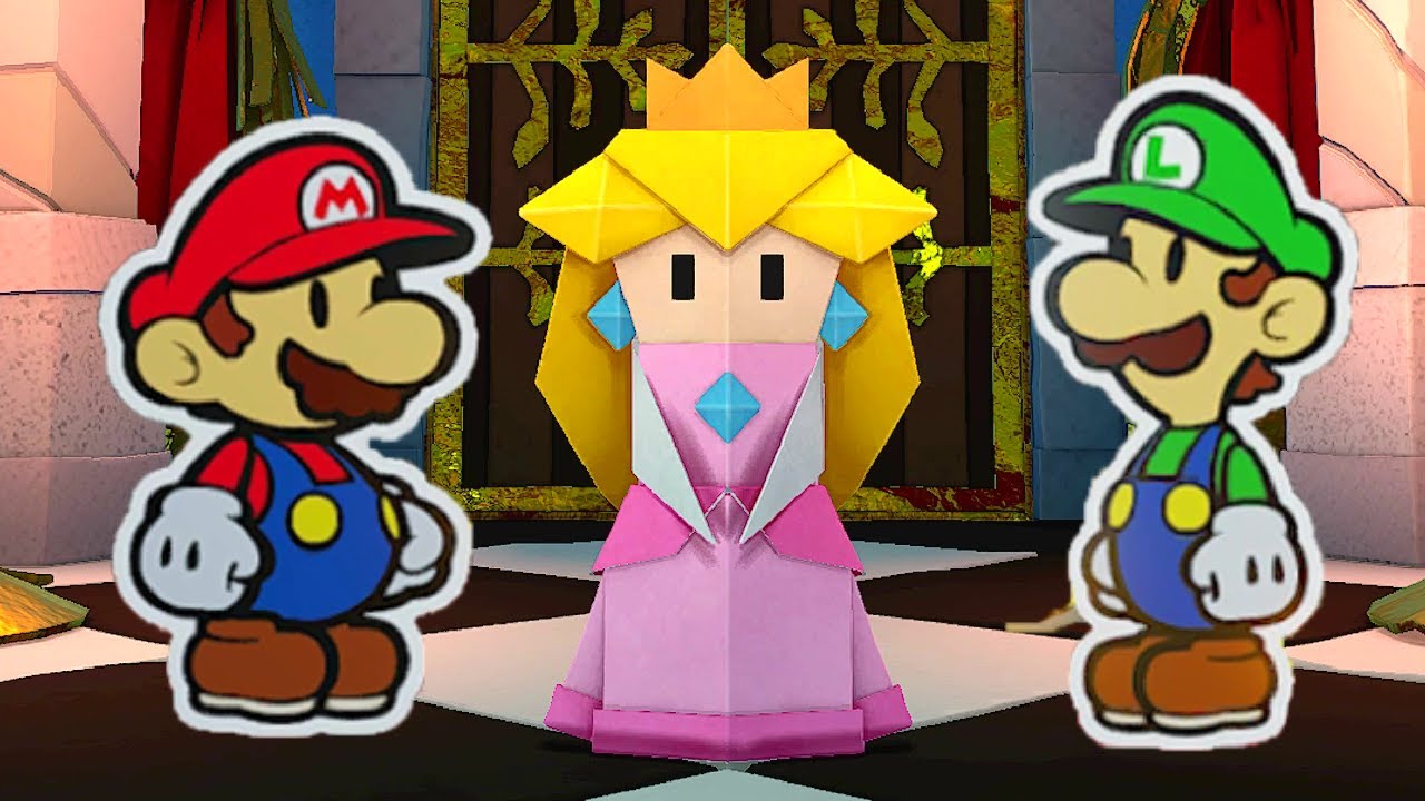 Paper Mario The Origami King Walkthrough Part 1 - Saving Luigi