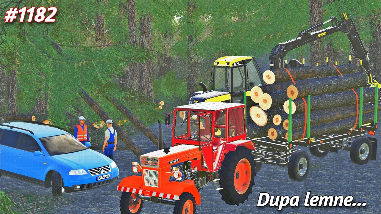 Roleplay pe Dumesti///AM ADUS UN TRANCAR DE LEMNE[1182]-Farming Simulator 19