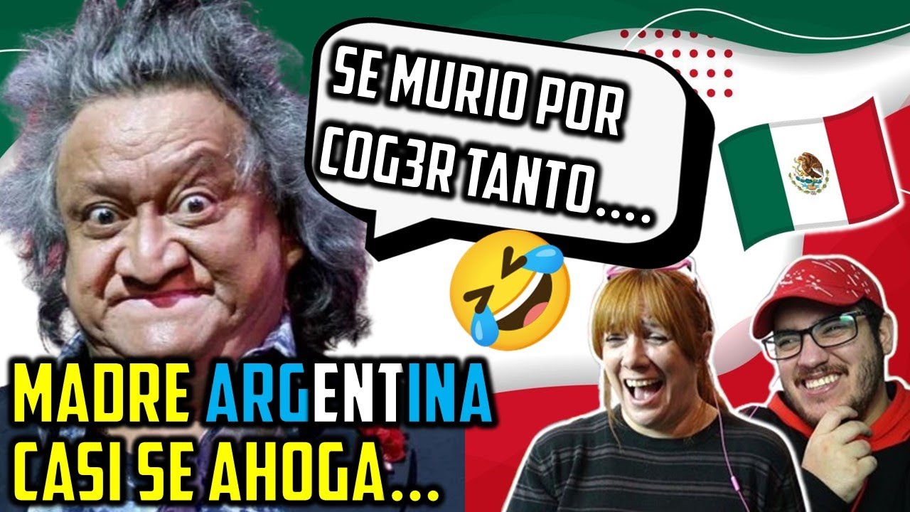 MADRE ARGENTINA CASI SE AHOGA DE RISA CON UNO DE LOS MEJORES CHISTES DE JORGE FALCON! 🤣🇲🇽