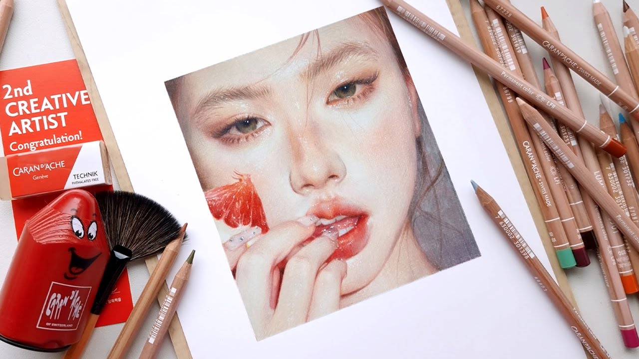 [Review] 까렌다쉬 루미넌스 6901 색연필 100색 (CARAN D’ACHE LUMINANCE 6901® colorpencil 100colors) | semorim