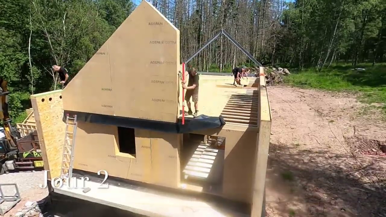 ossature bois Maisons Patze à Fraipont