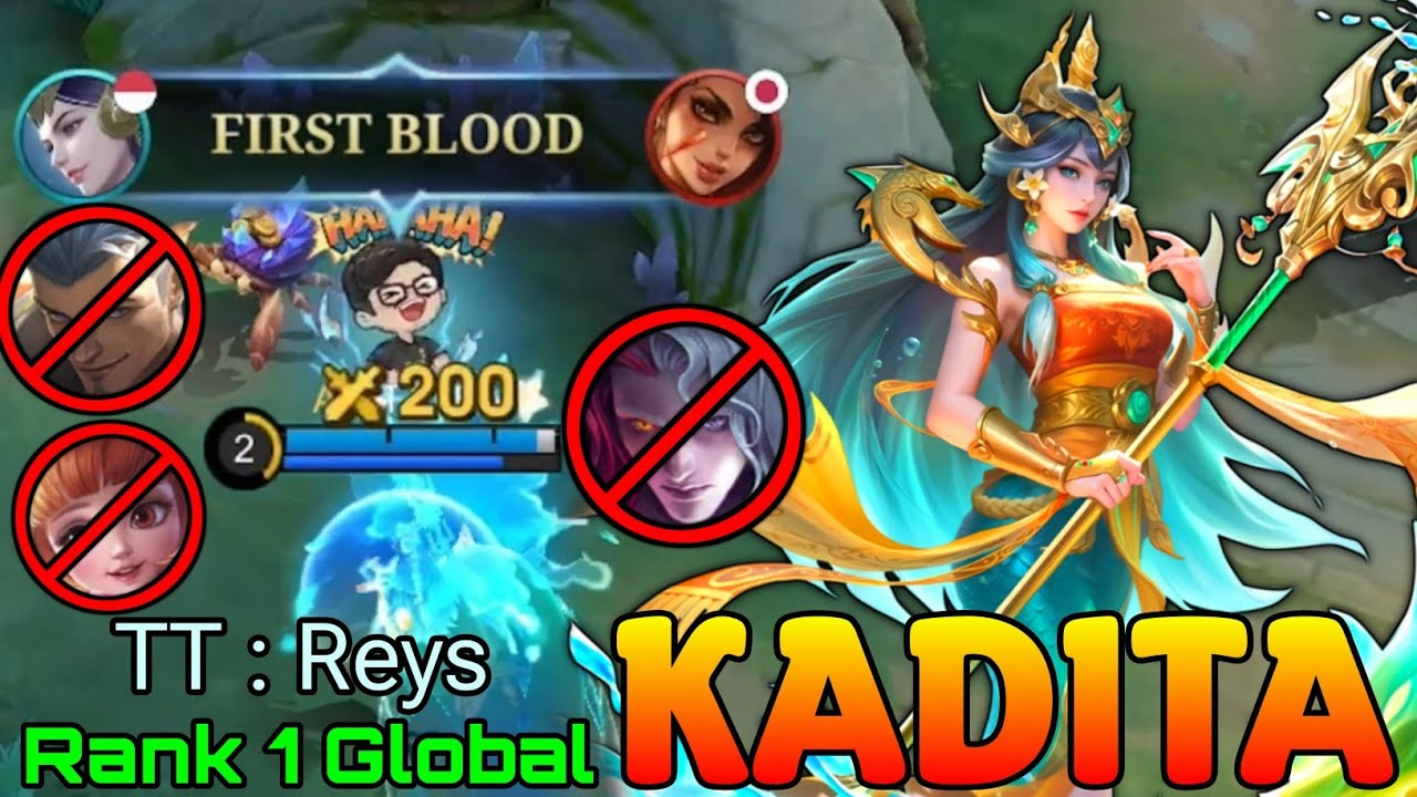Kadita Deadly Midlaner - Top 1 Global Kadita by TT : Reys - Mobile Legends