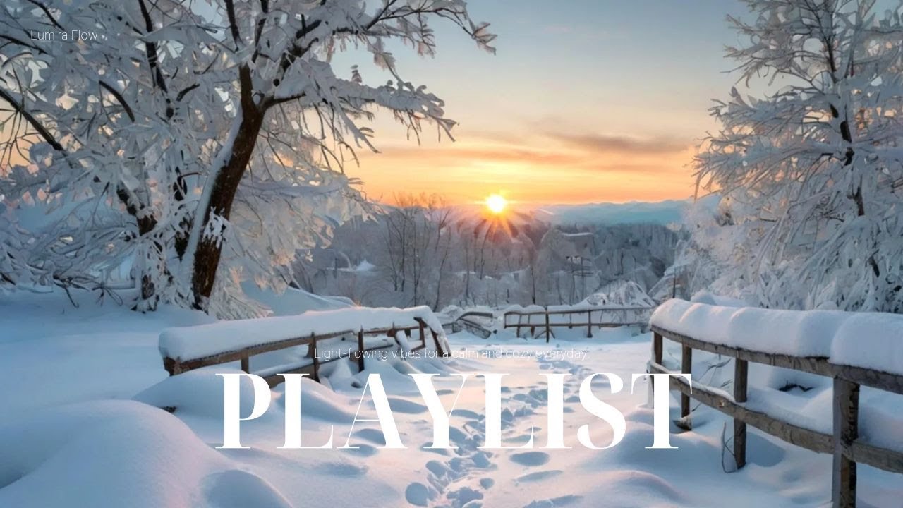 [Playlist] 눈 쌓인 겨울, 조용히 흐르는 음악 ❄️ | 감성팝 Chill R&B & Pop 🎧