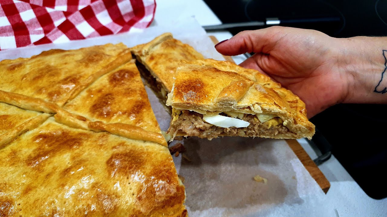 TODOS  NOS PIDEN MÁS - Empanada gallega de atún y huevo !!!