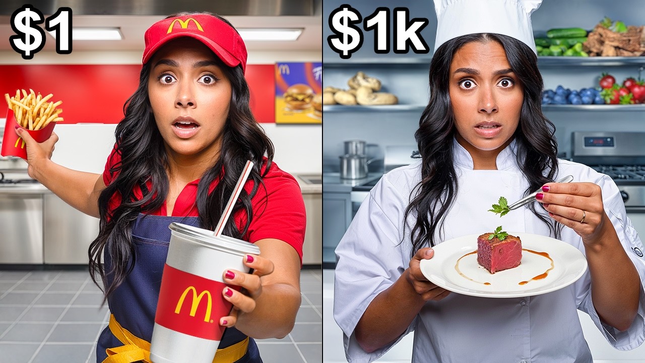 I Worked a $1 vs $1000 Restaurant