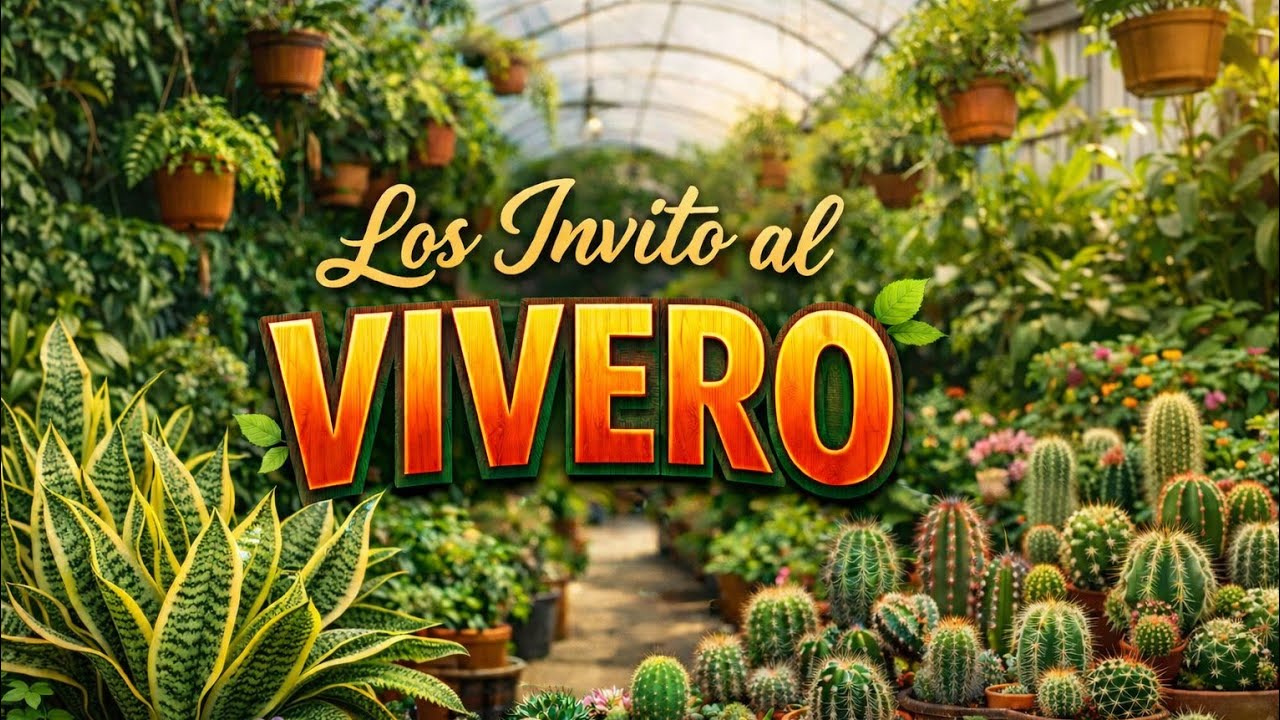VENGAN CONMIGO AL VIVERO DE HERMOSOS CACTUS