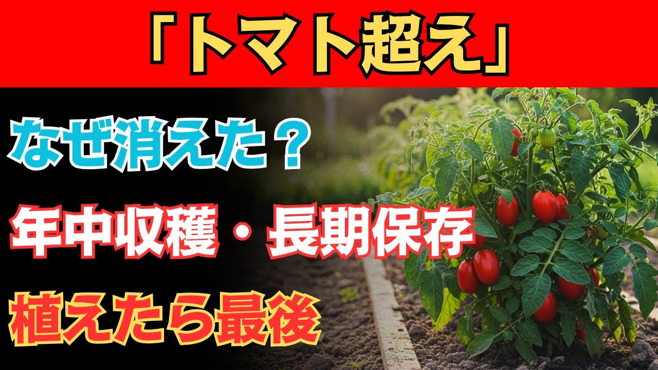 一度植えたら戻れない果実、トマト超えの驚異。収穫は何十年、保存は半年超。