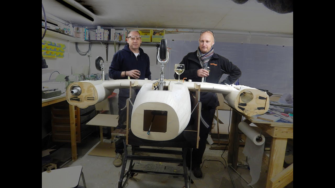 Part1-Build of a large scale Cessna 421C - twin gas engine airplane