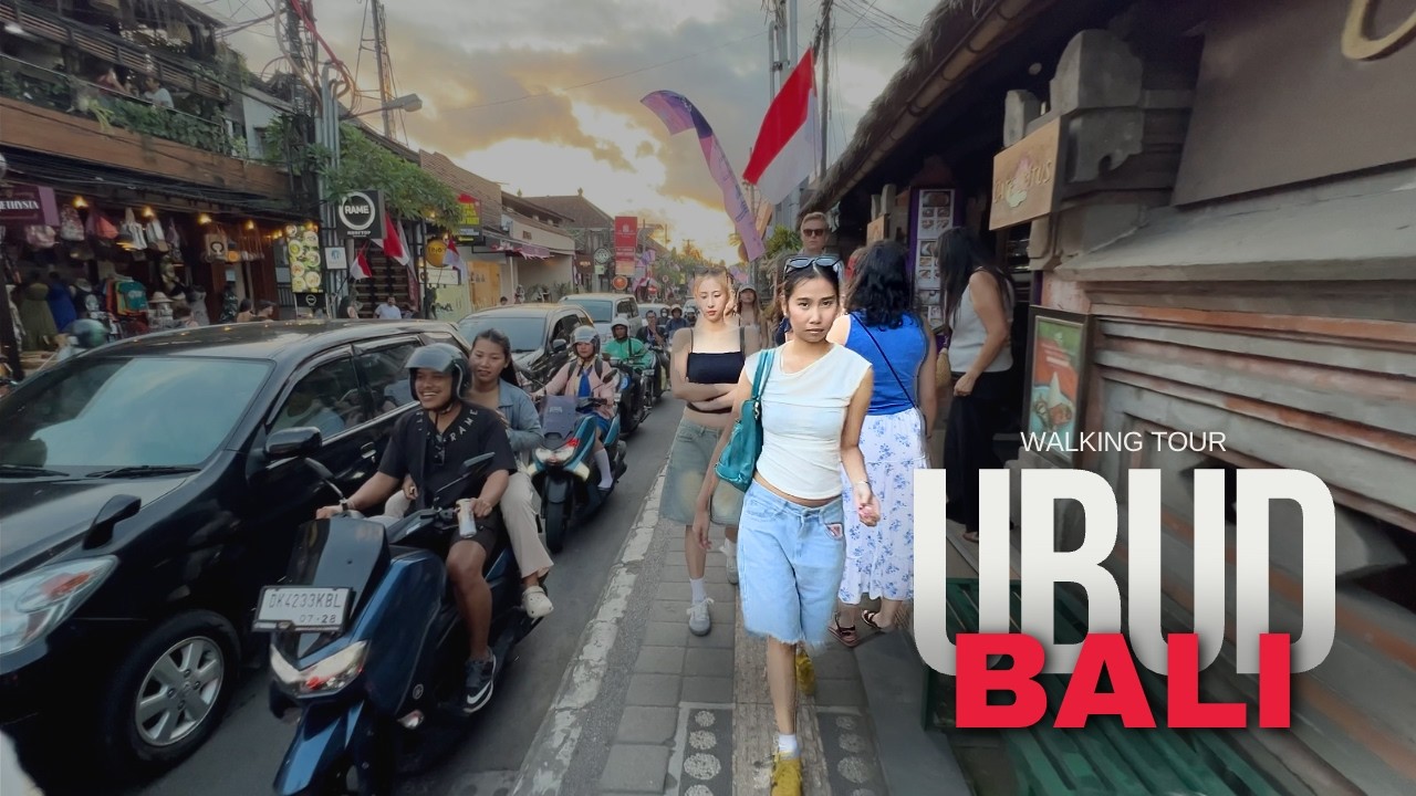 Explore UBUD BALI 🇮🇩 WALKING Tour Travel Vlog Indonesia
