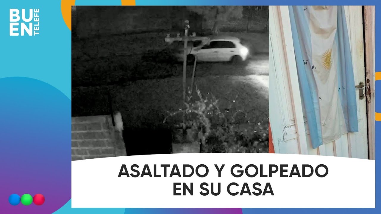 Un hombre SUFRIÓ una ENTRADERA y fue BRUTALMENTE GOLPEADO por los LADRONES #BuenTelefe