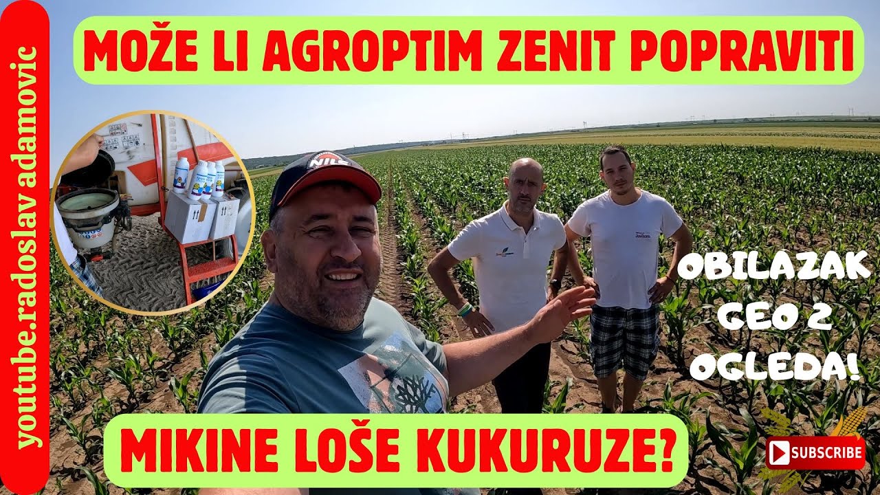 MOŽE LI AGROPTIM ZENITH POPRAVITI MIKINE LO&Scaron;E KUKURUZE? OBILAZAK GEO2 OGLEDA!