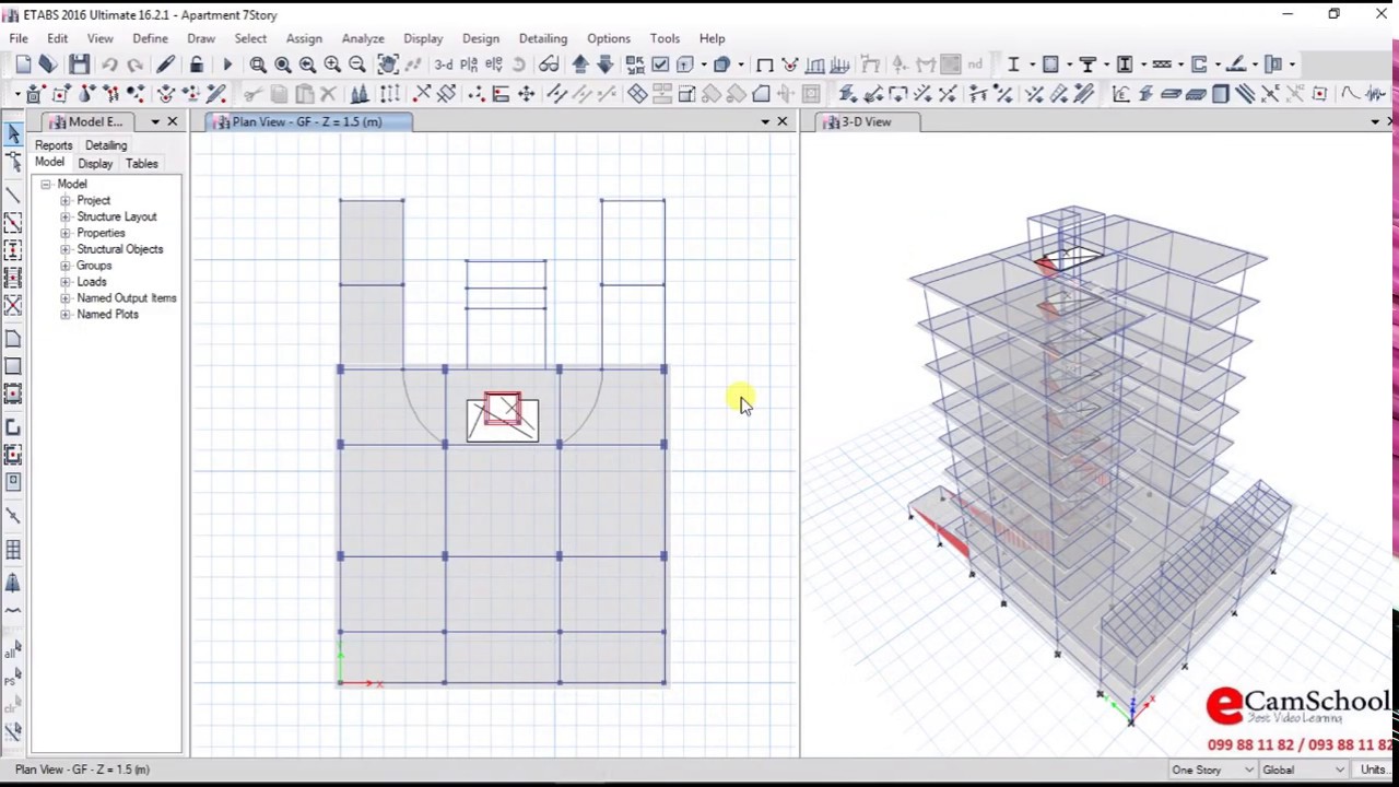 How to learn etabs 2016 Lesson 30