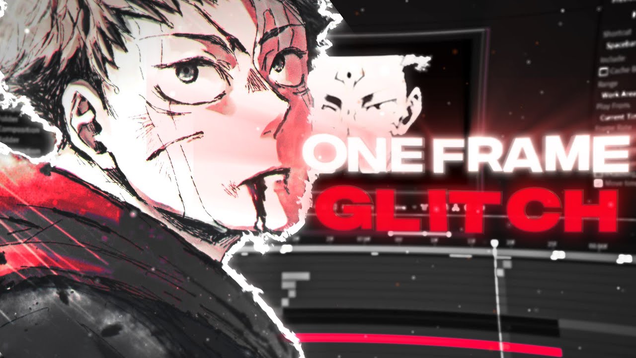 Advanced Glitch Tutorial | One Frame Glitches | AFTER EFFECTS AMV TUTORIAL