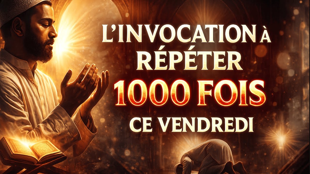 L’invocation à répéter 1000 fois ce vendredi (ne passe surtout pas à côté !)