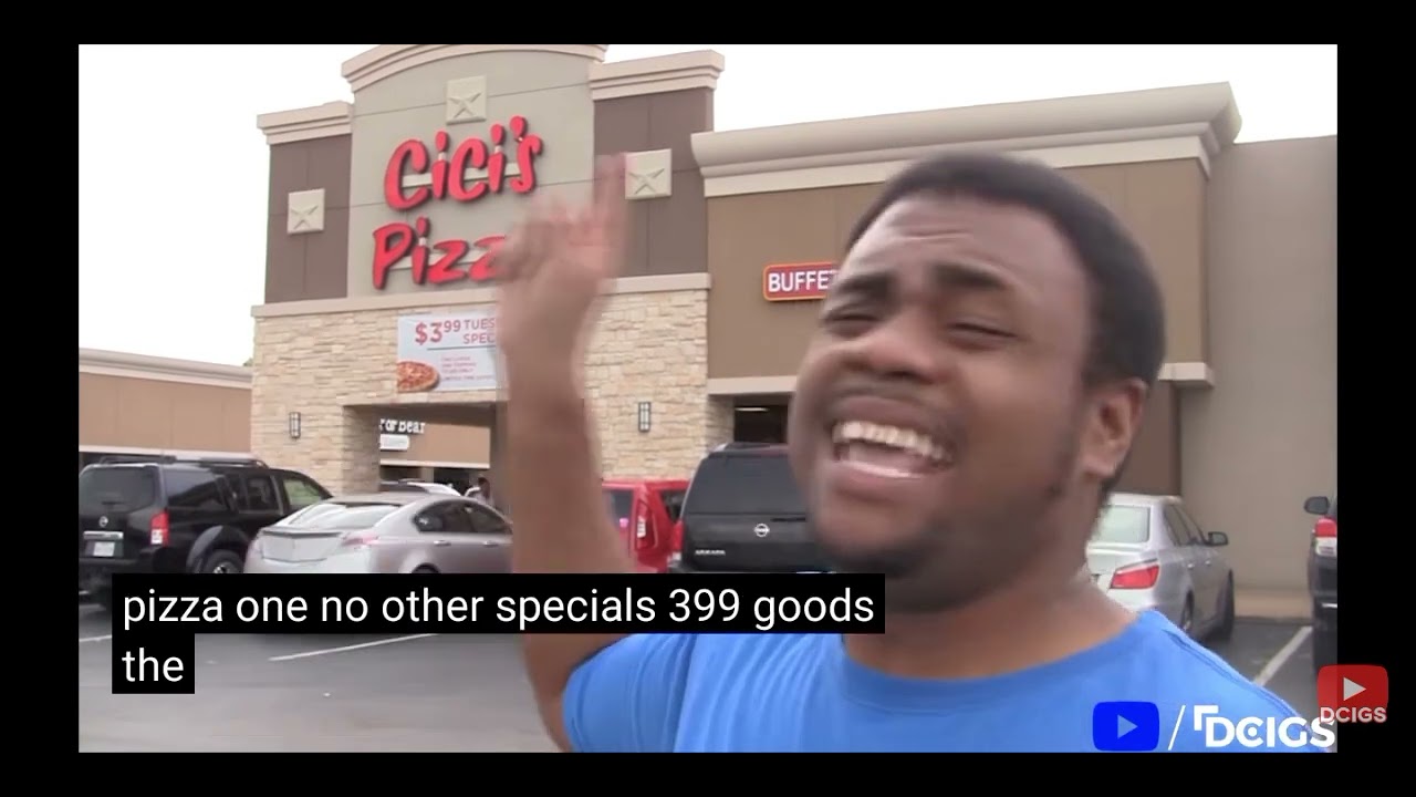Angry Black Man At Cici's Pizza Censored