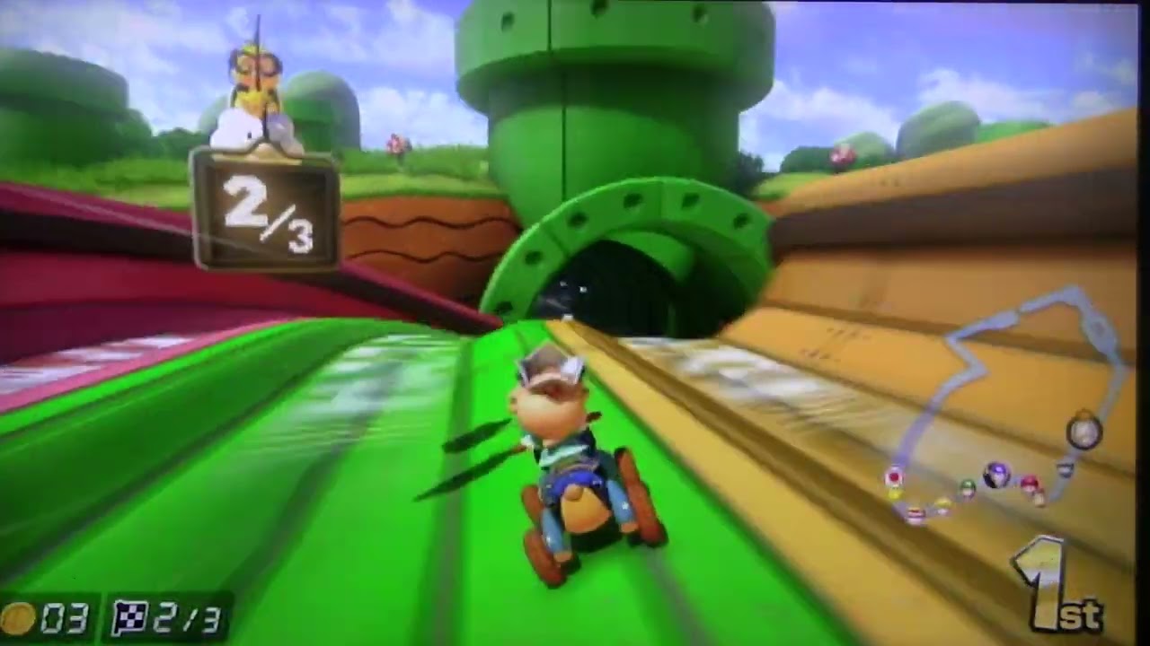 Baby Rosalina’s Cutest Bear‑Poo Drive Dive | Calm Waters in Piranha Plant Slide (Lightning Cup)