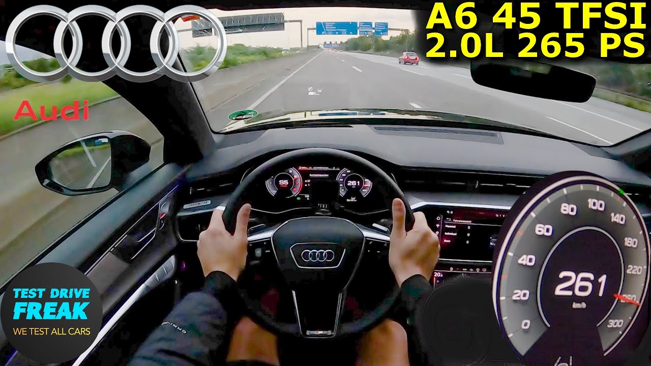 2025 Audi A6 45 TFSI Avant (265 PS) TOPSPEED POV 🚗 Autobahn Drive | No Speed Limit | Final A6 Model