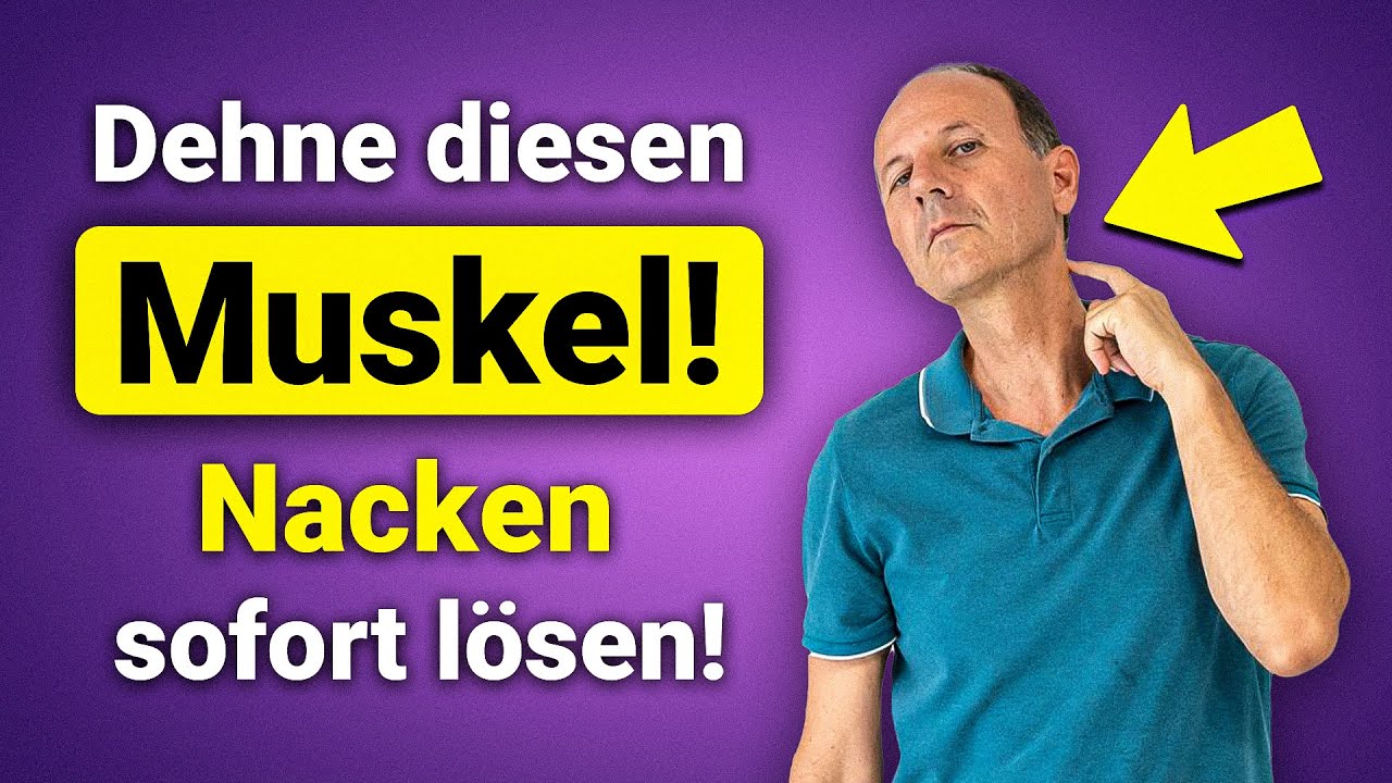 Nackenverspannungen sofort lösen: Zwei effektive Übungen