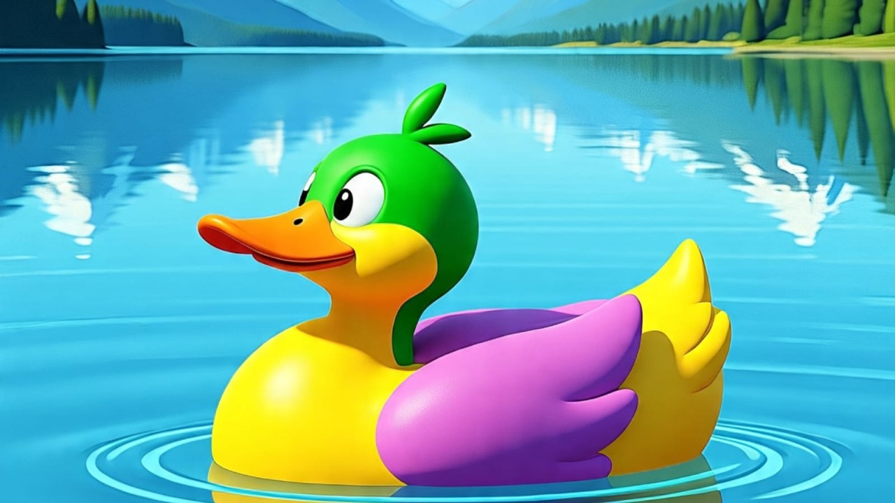 Five Little Ducks | Fun Pond Adventure Nursery Rhyme