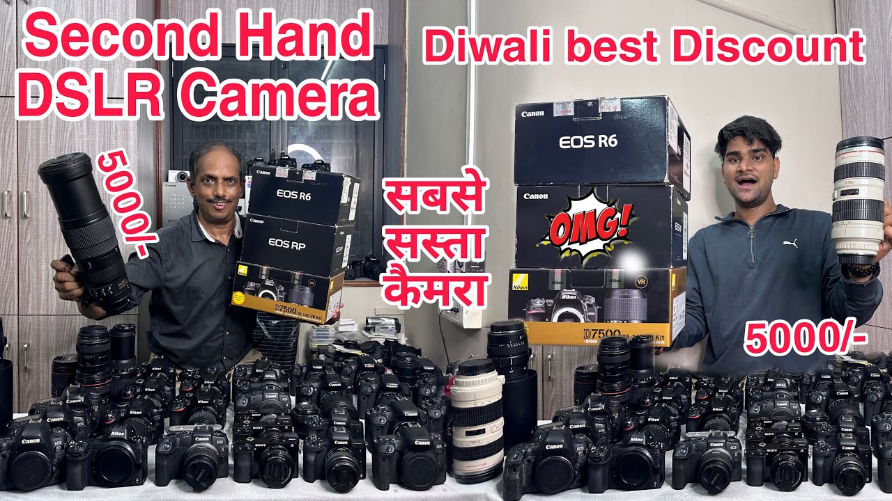 Cheapest Best Second Hand Camera In Mumbai DSR 4K Camera Mirror Less Full Frame Camera Diwali Sale