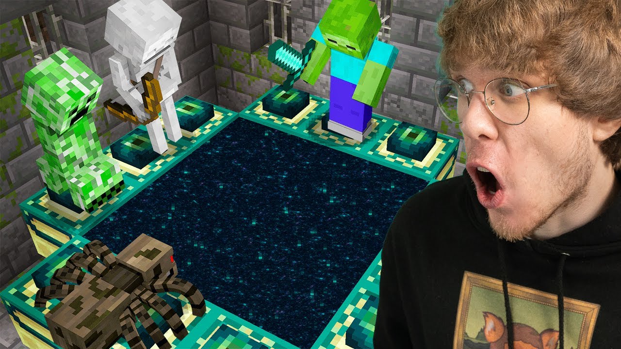 WROGIE MOBY PRZECHODZĄ MINECRAFT ZA MNIE (bardzo dziwne)