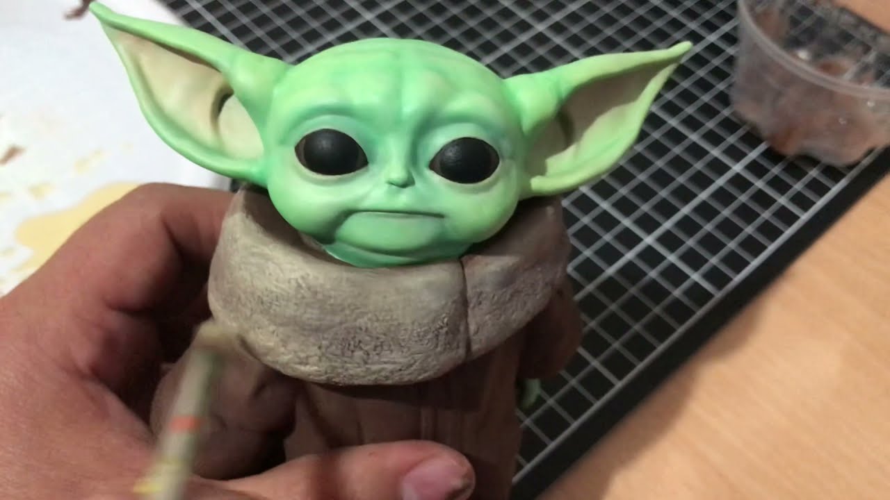 Pintando a Baby Yoda - The Child - Grogu | Impresión 3D