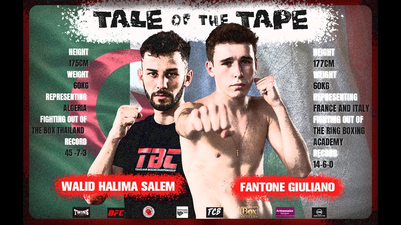 Walid Halima Salem v Giuliano Fantone - TBC Fight 08 - MAIN EVENT (Lightweight)