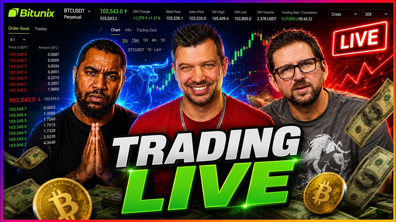 Bitcoin Trading Live! Major Trade Alert Inbound!