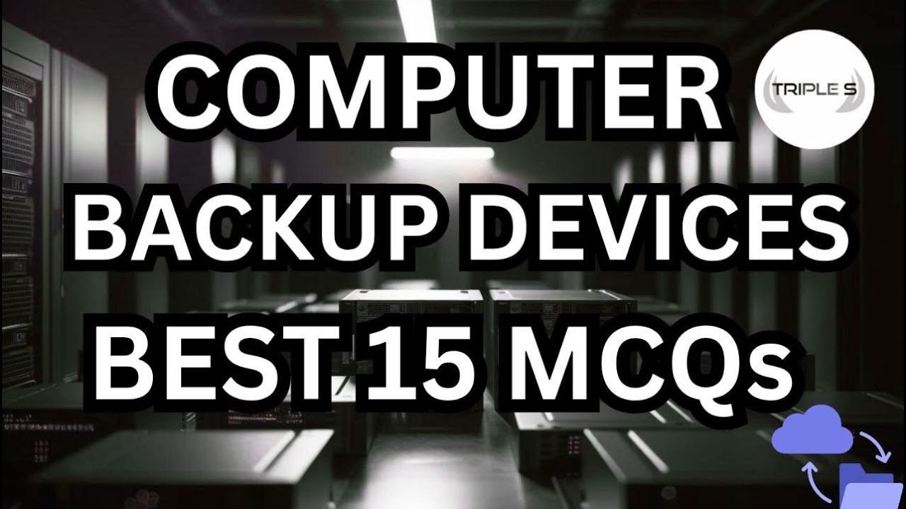 Computer - Backup Devices || Backup Techniques || Best 15 MCQs JKPSI JKSSB Exam 