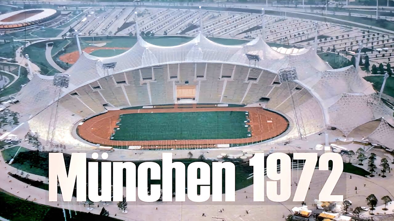 München 1972 - Olympia Park - Stadion - Panorama - City - Munich