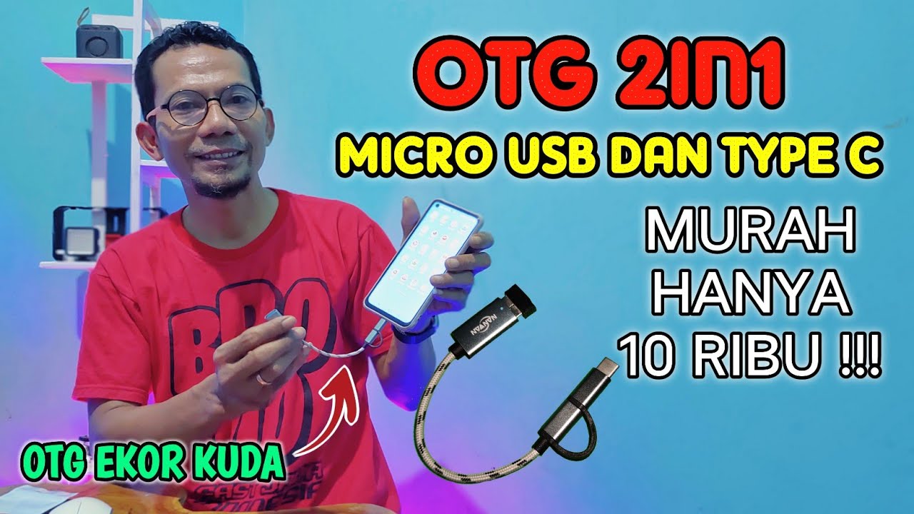 Unboxing dan Review OTG 2in1 Mikro dan Type C USB Kabel Multi Fungsi | Link Ada Di Deskripsi Box !!!