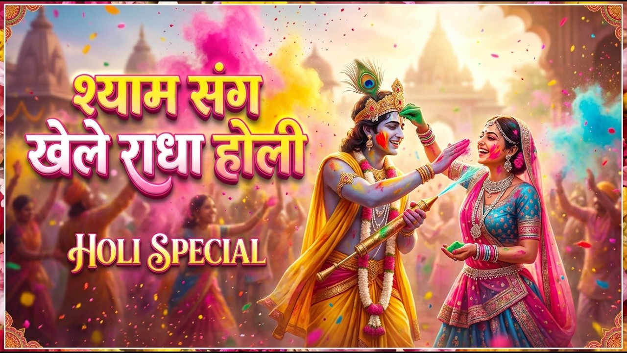 श्याम संग खेले राधा होली | Shyam Sang Khele Radha Holi | Holi Special Radha Krishna Bhajan 2026