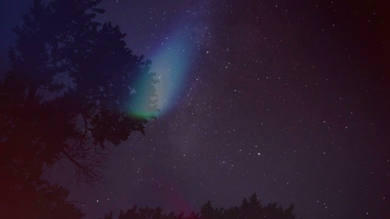 4K Calming Night Stars | Peaceful Starry Sky Loop for Sleep, Relaxation & Meditation ( 4 Hours )
