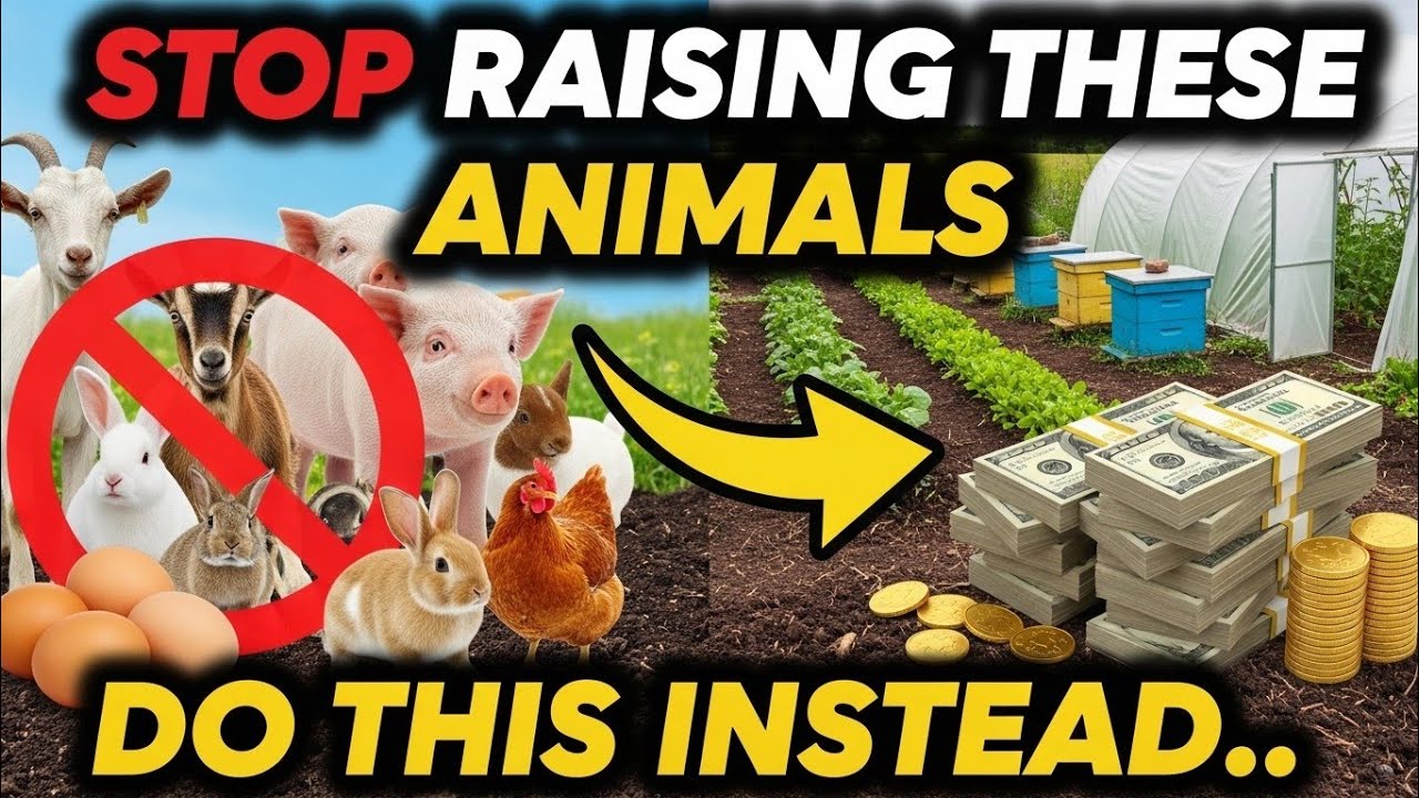 Stop Raising These Common Farm Animals on 1/2 Acre - Do This Instead to Double Your Profit