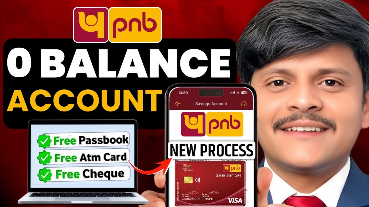 punjab national bank zero balance account opening online || pnb bank account opening online