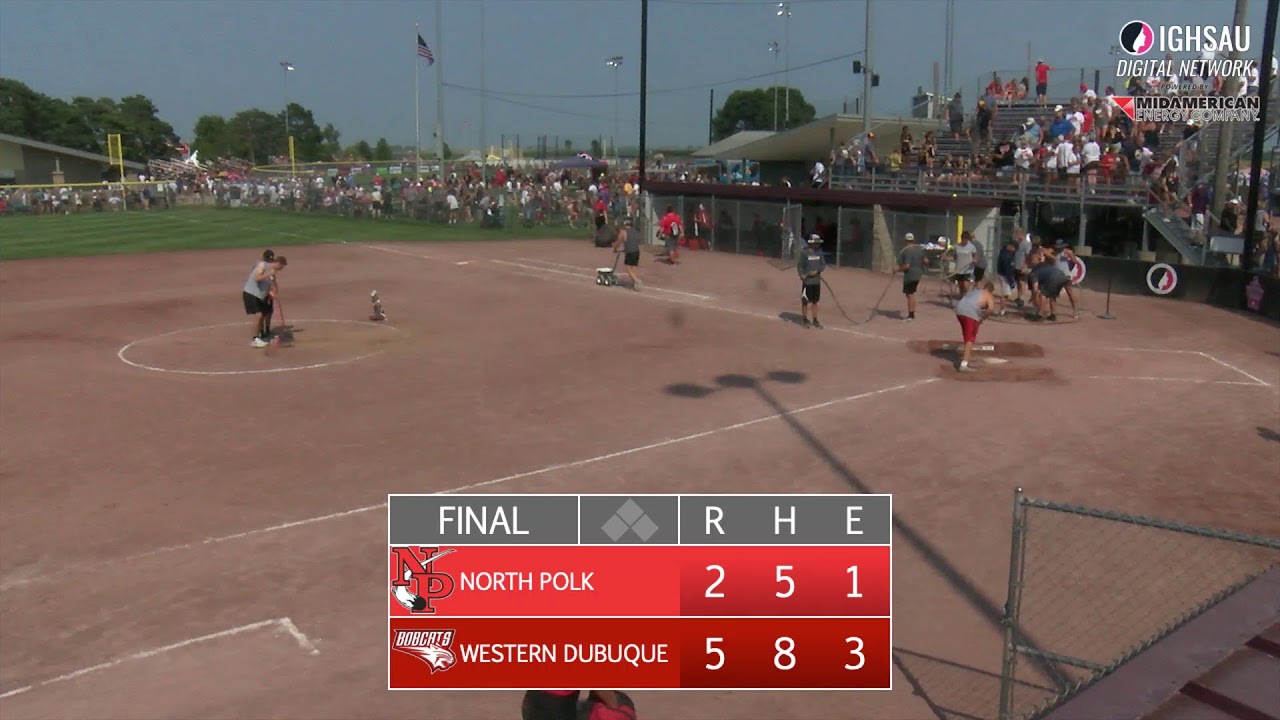 2021 IGHSAU State Softball 4A Quarterfinal: Western Dubuque vs North Polk