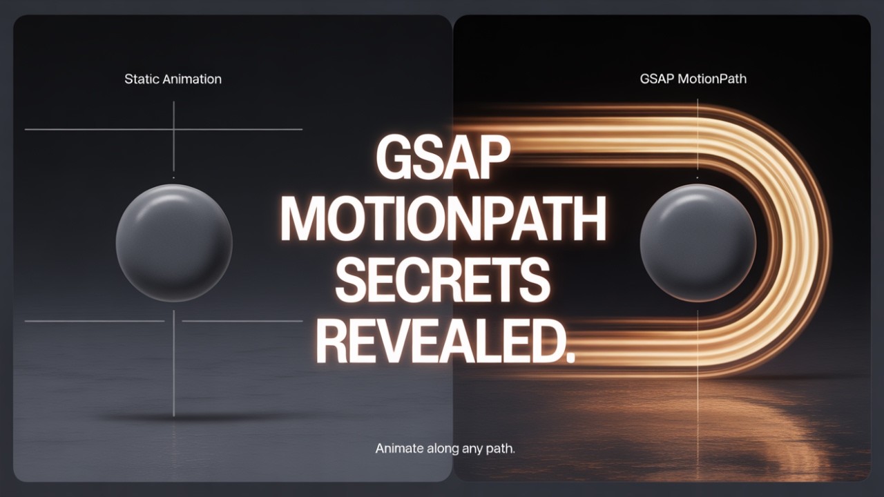 GSAP MotionPath Secrets REVEALED ! Animate Along Any Path