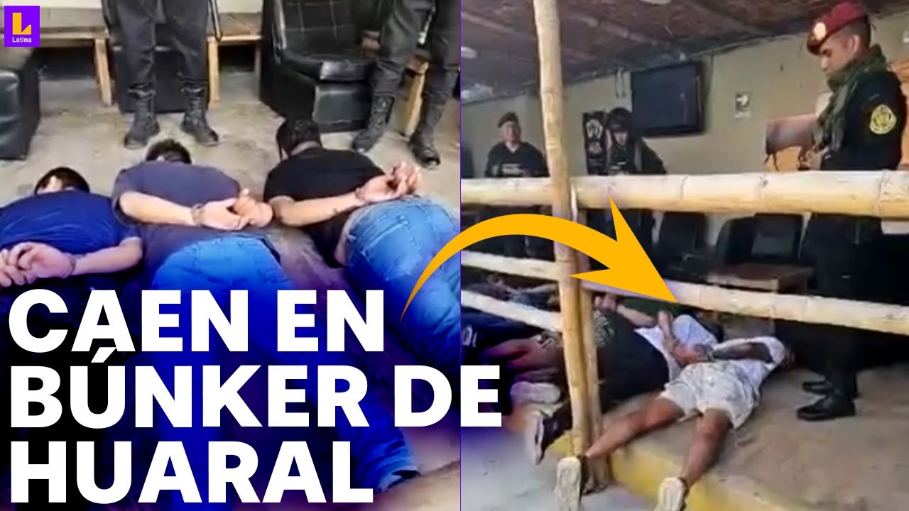 Policía captura a seis delincuentes mientras planificaban crímenes en Huaral