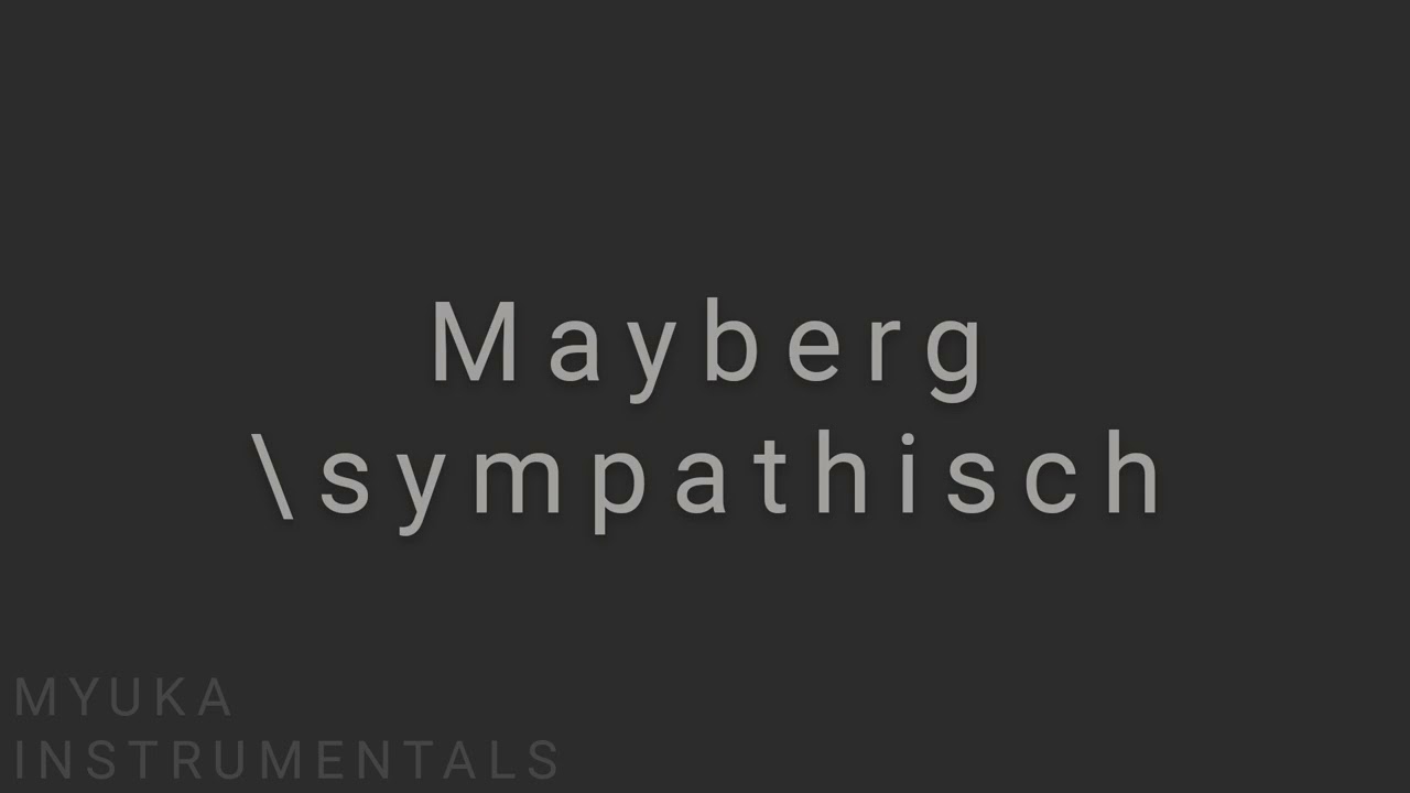 Mayberg- \sympathisch (Instrumental/Karaoke)