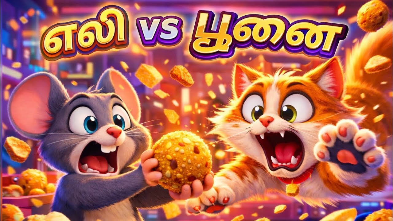 எலி 🐭 vs பூனை 🐱 | நட்பின் சக்தி | குழந்தைகளுக்கான அழகான தமிழ் கதை | Kids Moral Story Tamil