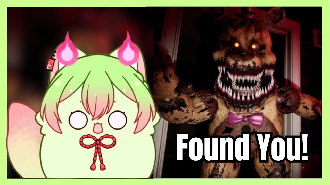 Cat Vtuber Watching a Markiplier FNAF video for the First time