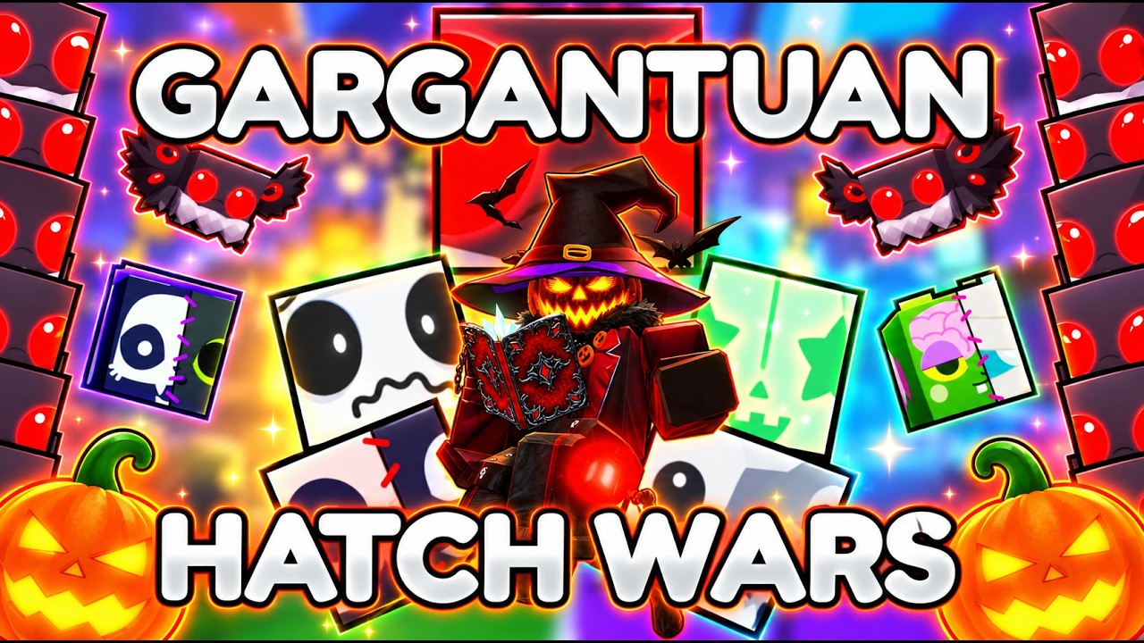 Сражайтесь с БОССАМИ ради ГАРГАНТЮА в событии HATCH WARS в Pet Simulator 99!